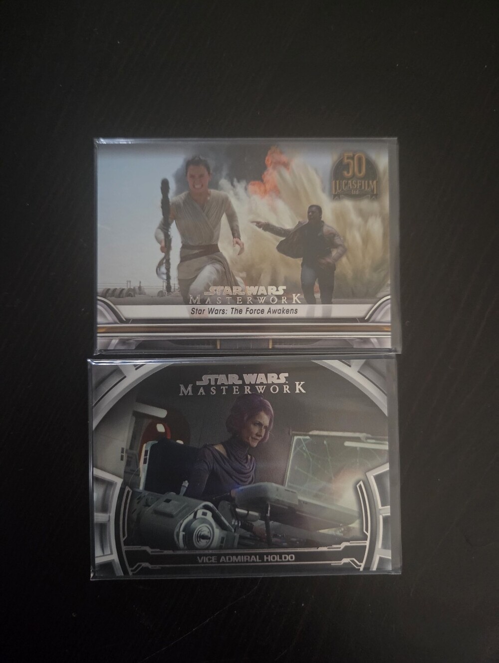 Topps Star Wars Masterworks Force Awakens  & Last Jedi Numbered Trading Cards